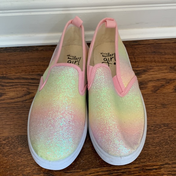 NWOT Olivia Miller Girl Sneakers - Picture 2 of 7